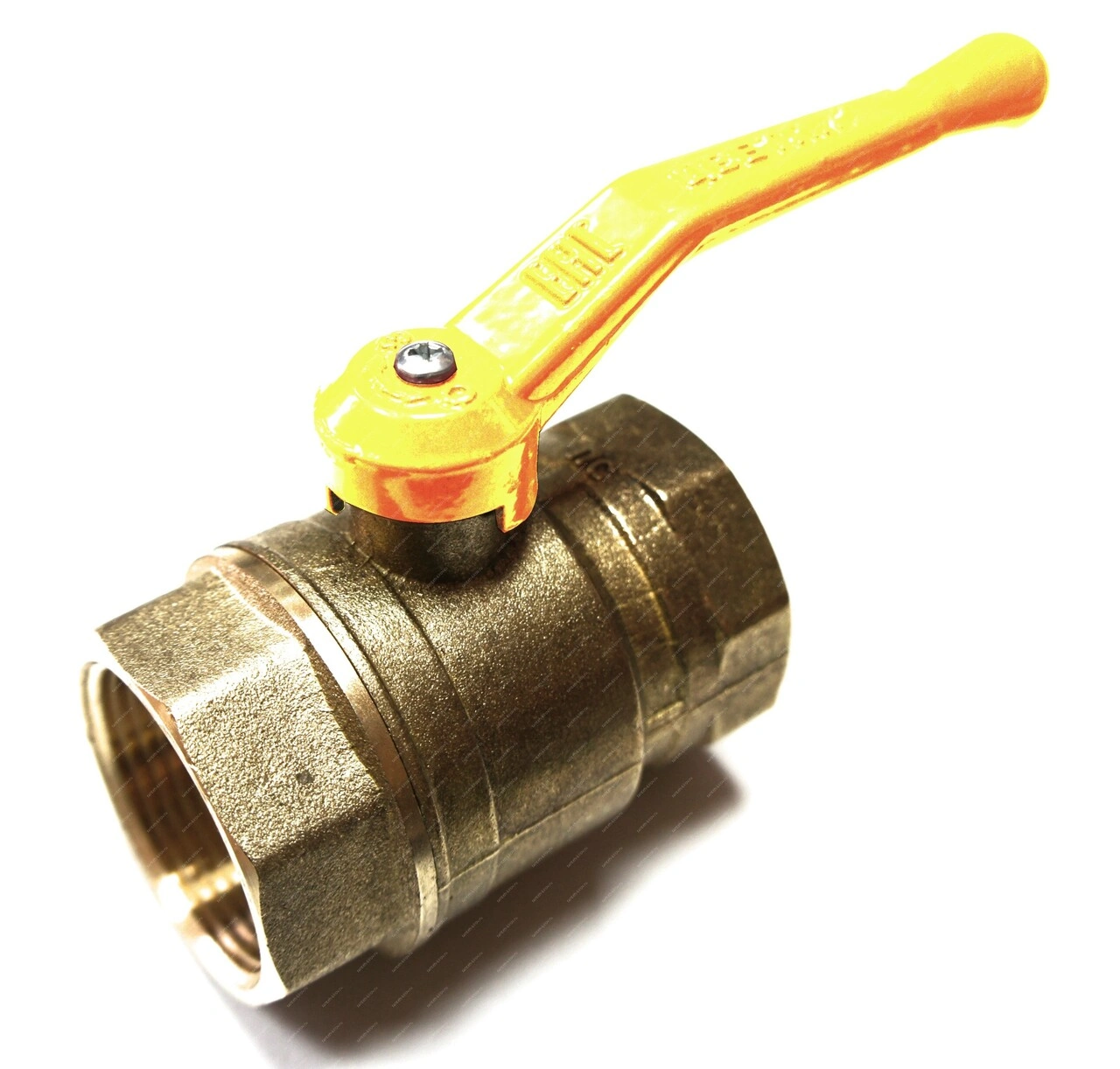 Кран для газа 1/2"х1/2" гг ручка ЦВЕТЛИТ