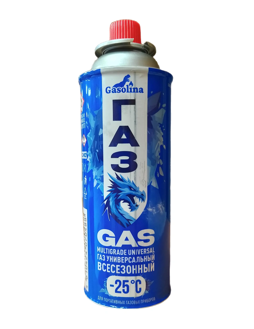 Газ в баллонах Gasolina всесезонный 520мл