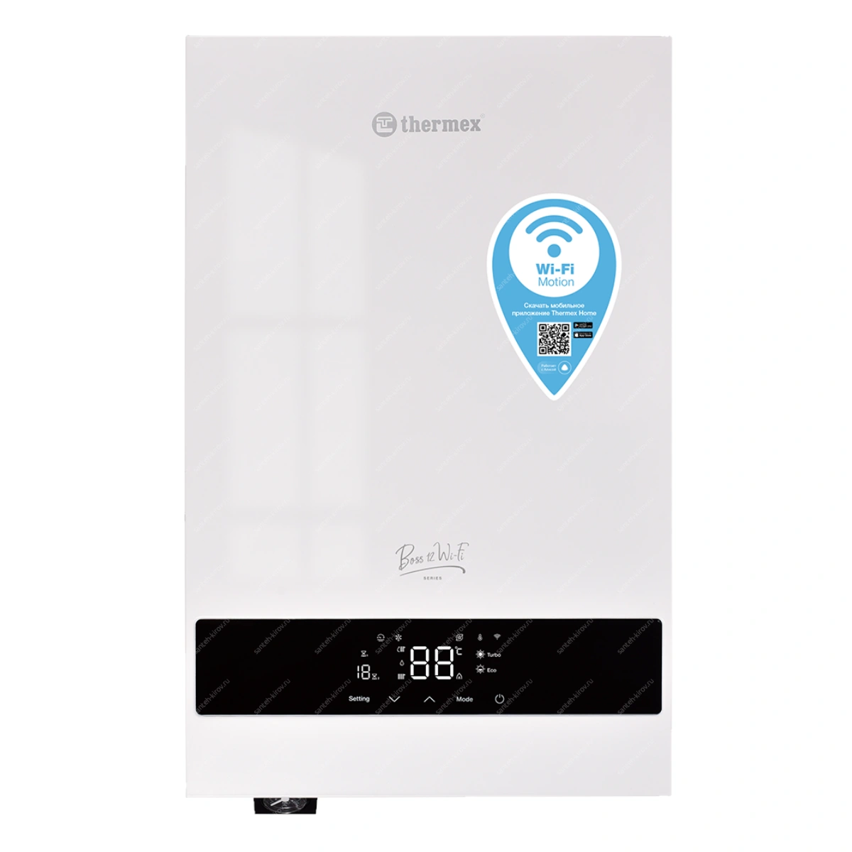 Электрокотел THERMEX Boss 12 Wi-Fi White