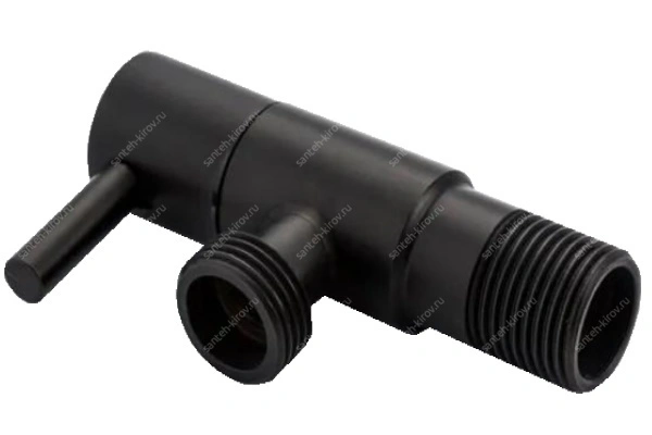 Кран угловой 1/2"х1/2" шш BL5825S.BK TIM