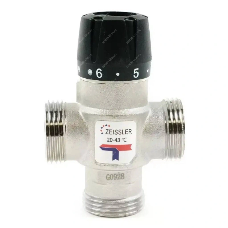 Клапан 3/4 термостатический 20-43°С ZSm.412.164305 ZEISSLER
