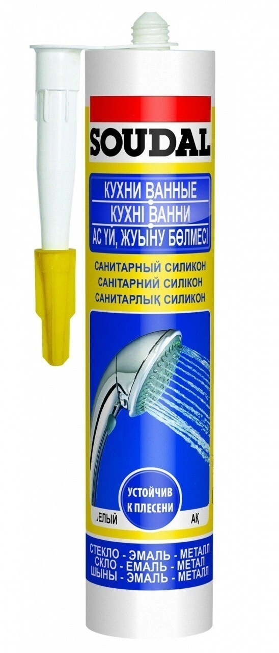 Герметик SOUDAL Санитарный белый 280мл