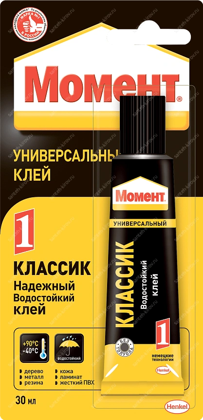 Клей универсальный "Классик 1" 30мл Момент