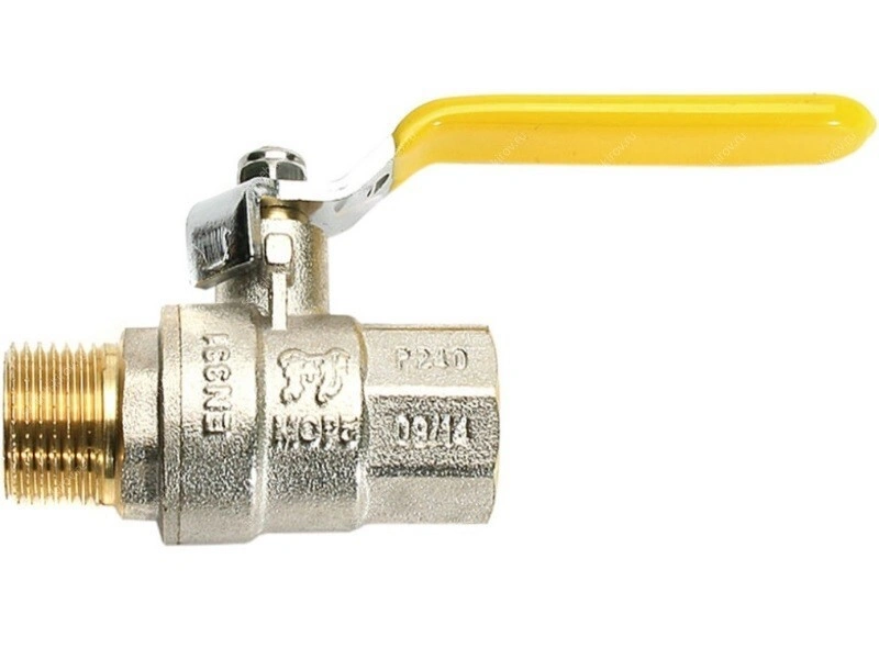 Кран для газа 1/2"х1/2" гш ручка ProFactor