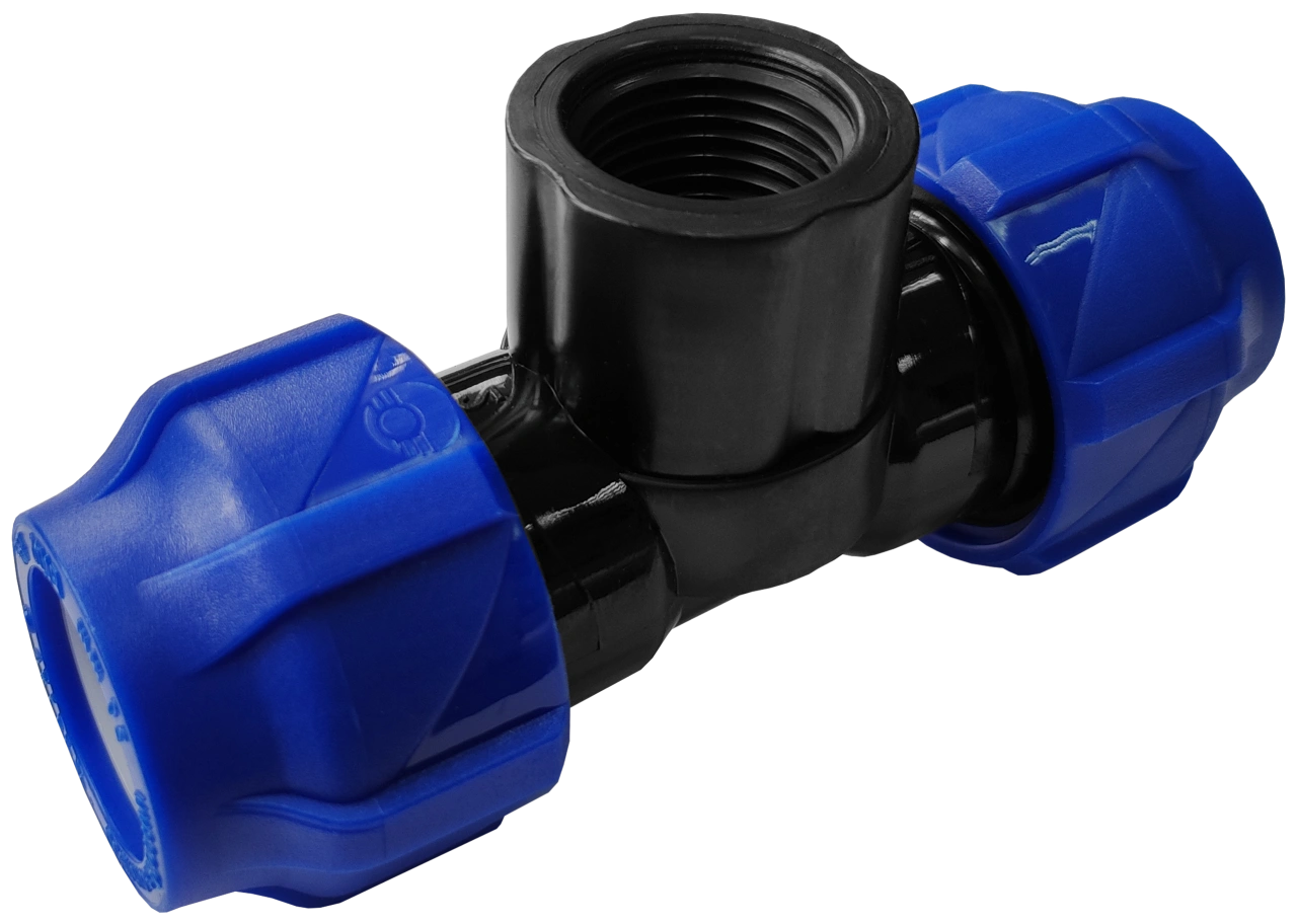 Тройник ПНД D40х3/4" (внутренняя резьба) VALFEX