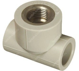 Тройник D32мм х 1" (внутренняя резьба) FV-Plast