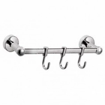 Передвижные 3 крючка на планке Ledeme L205-3