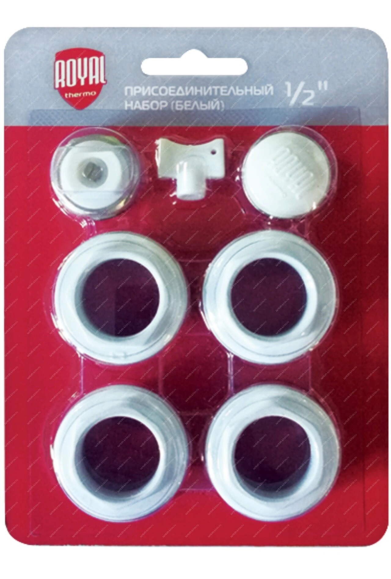Набор 1"-1/2 (без кронштейнов) Royal Thermo белый