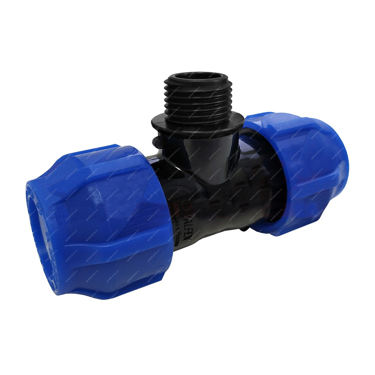 Тройник ПНД D25х1/2" (наружная резьба) VALFEX