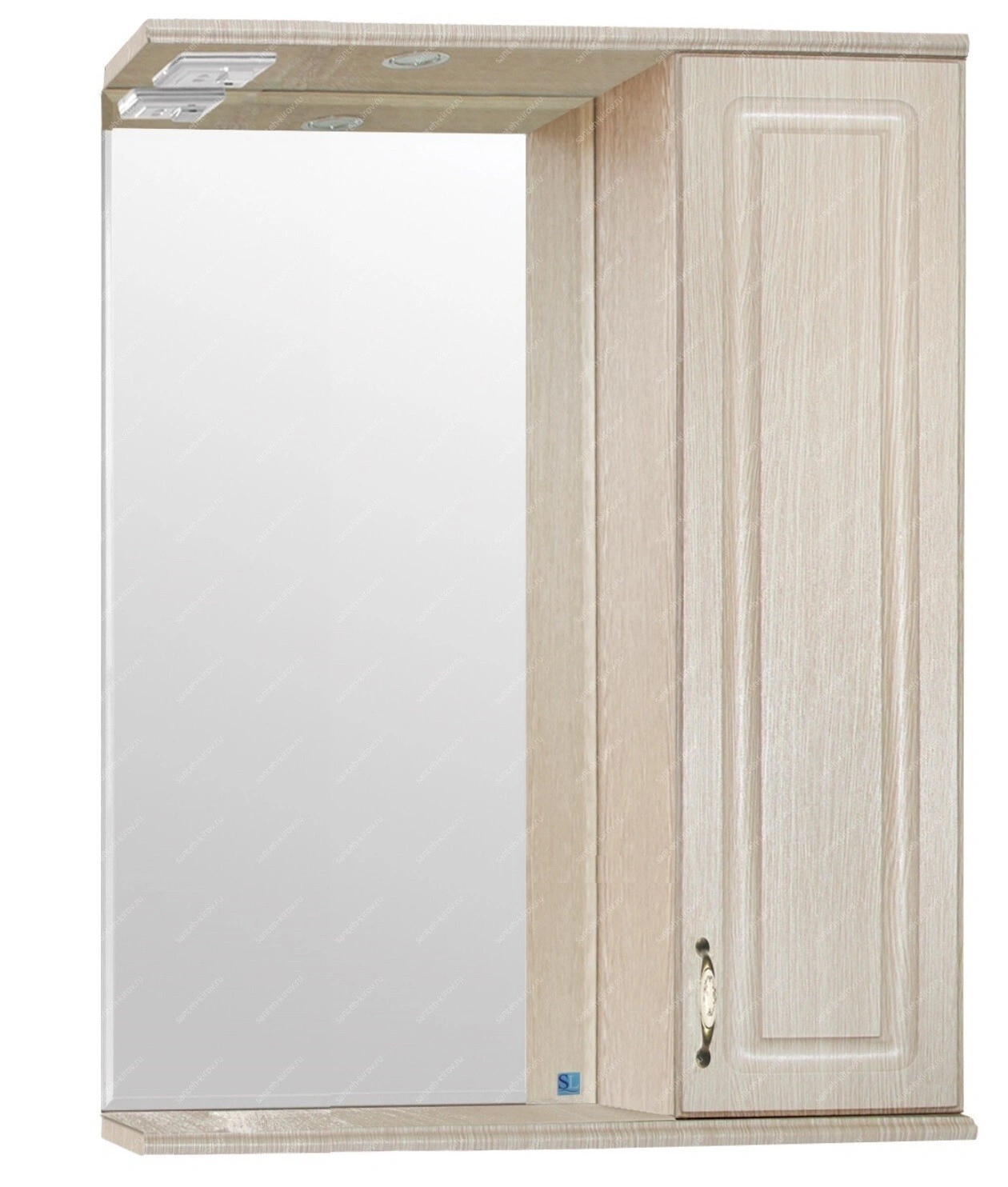 ЗШ правый "Олеандр-2 650/С" венге светлый Style Line