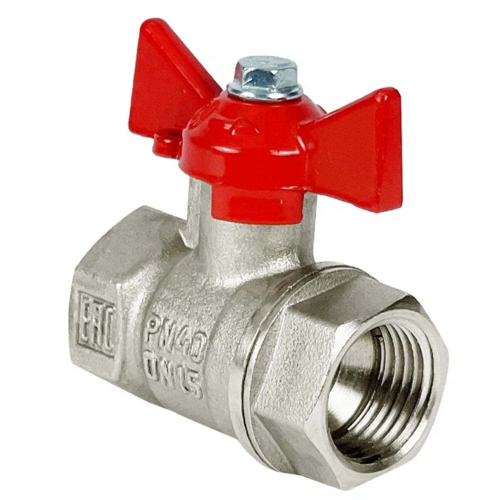 Шаровой кран 3/4"х3/4" гг бабочка VALFEX VF.217.NB1.034