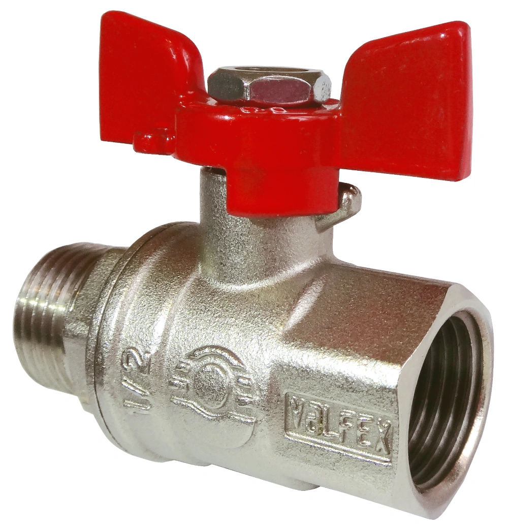 Шаровой кран 3/4"х3/4" гш бабочка VALFEX VF.218.NB1.034