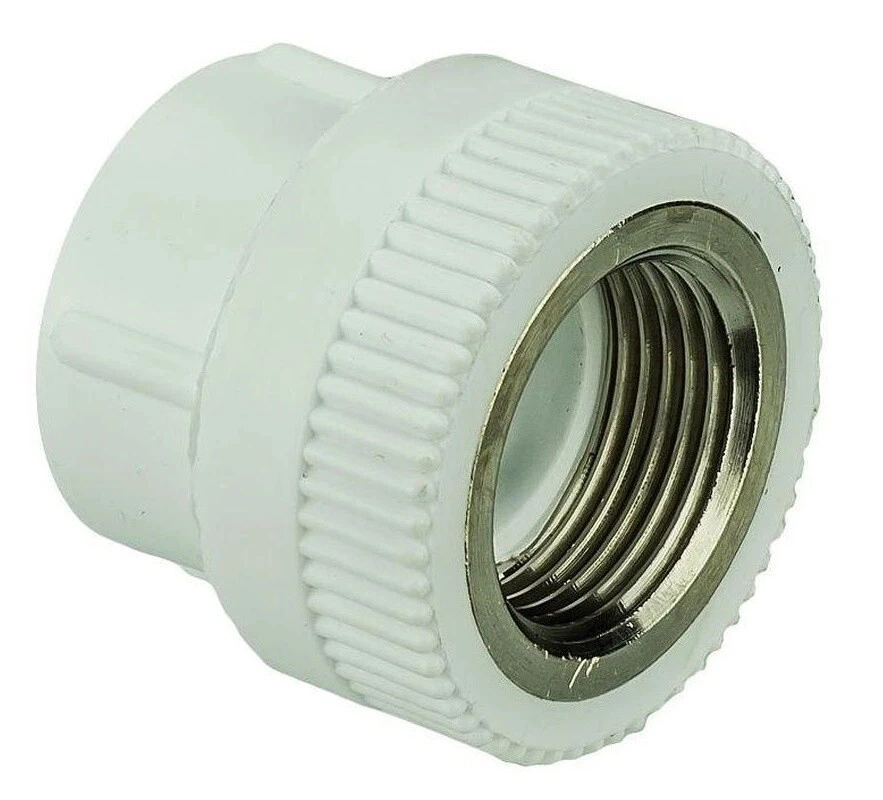Муфта D20мм х 1/2" (внутренняя резьба) серый Frap