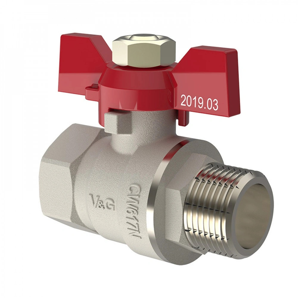 Шаровой кран 3/4"х3/4" гш бабочка Optima V&G VG-101102