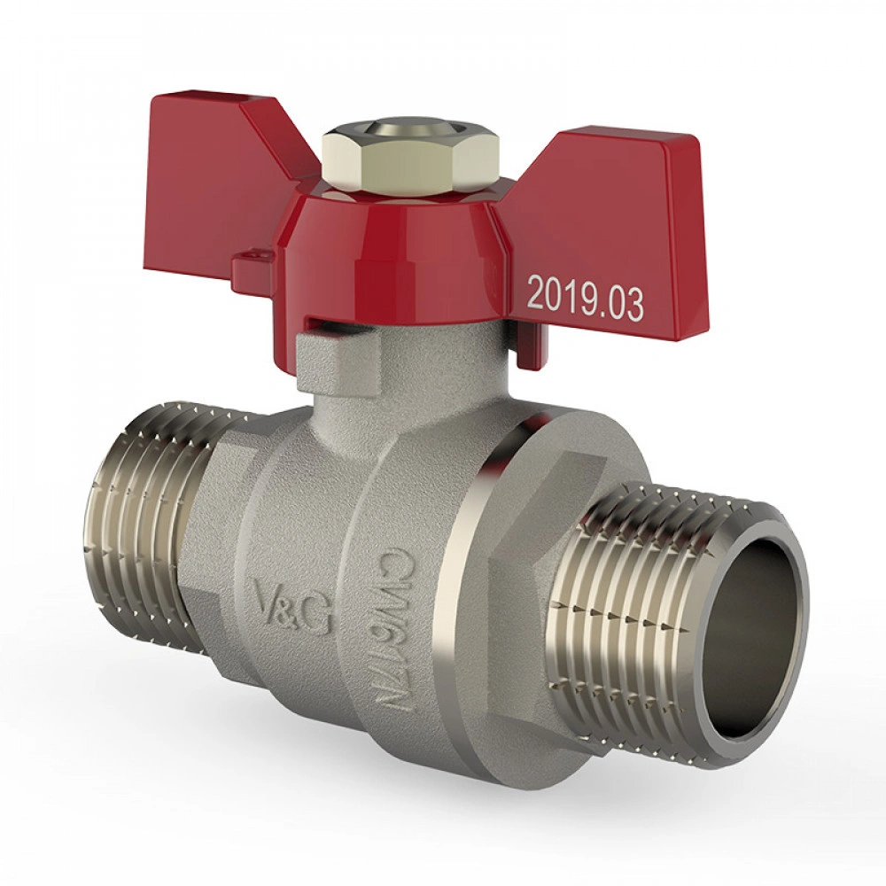 Шаровой кран 1/2"х1/2" шш бабочка Optima V&G VG-103101