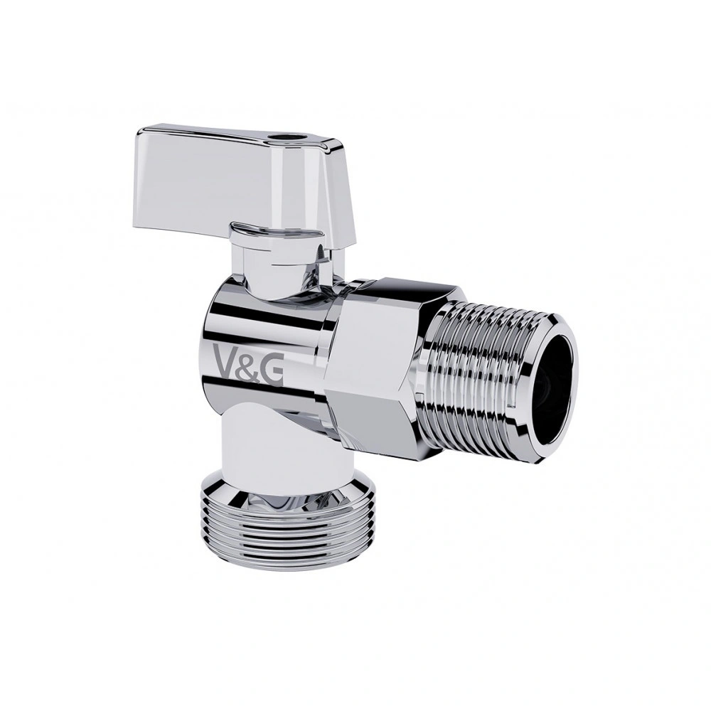 Кран шаровой угловой 1/2"х3/4" шш V&G VG-501102