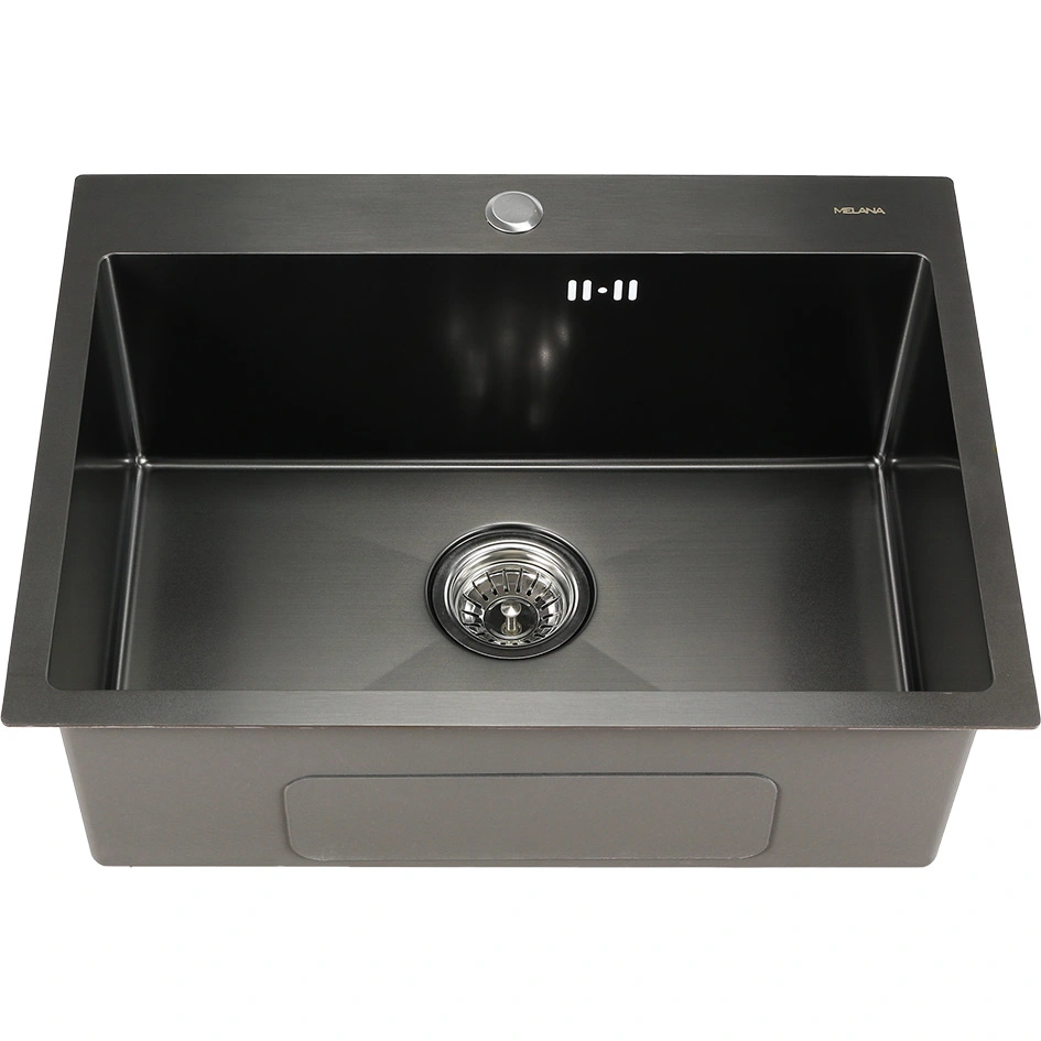 Мойка графит 60х45см 3,0х200мм MELANA D6045HB
