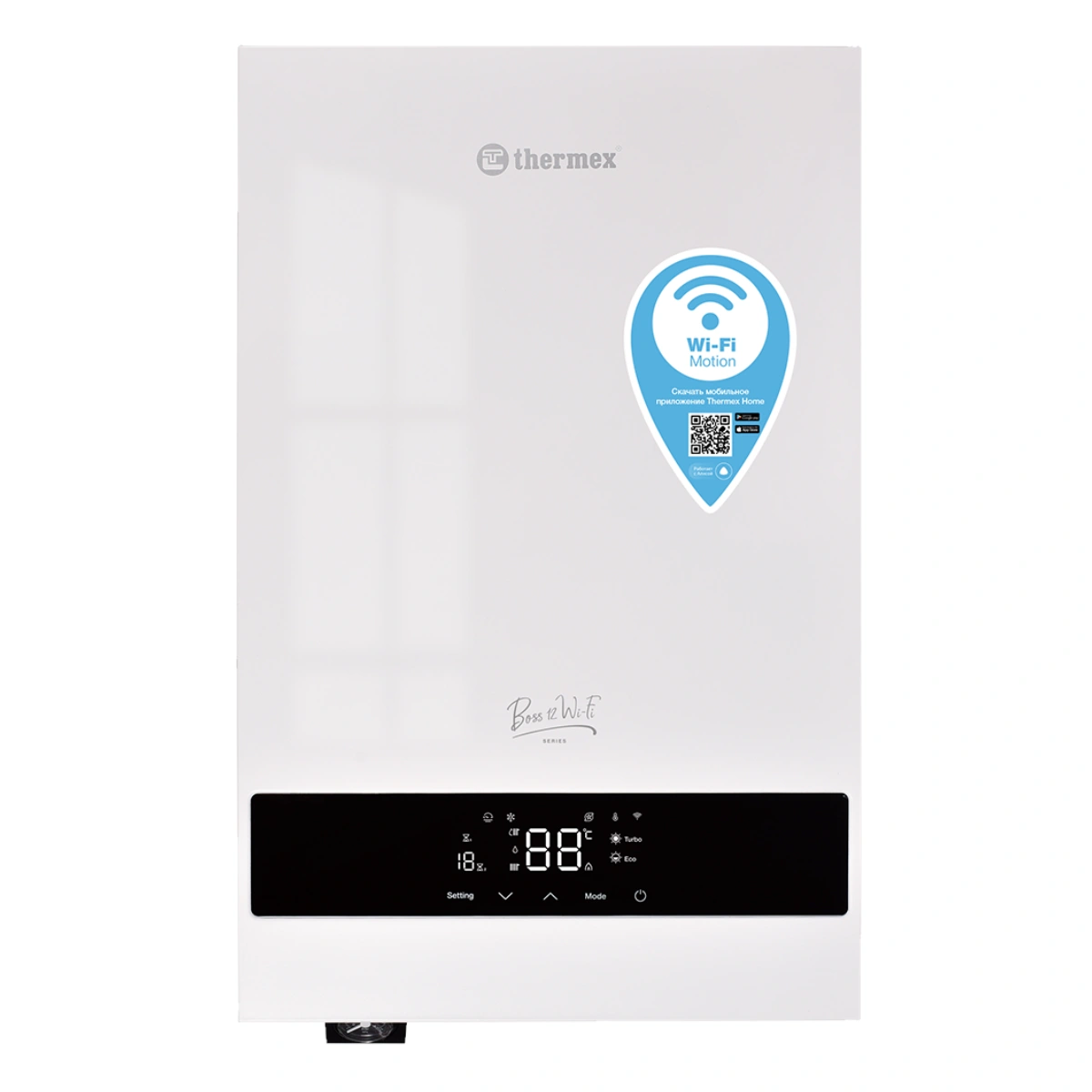 Электрокотел THERMEX Boss 12 Wi-Fi White