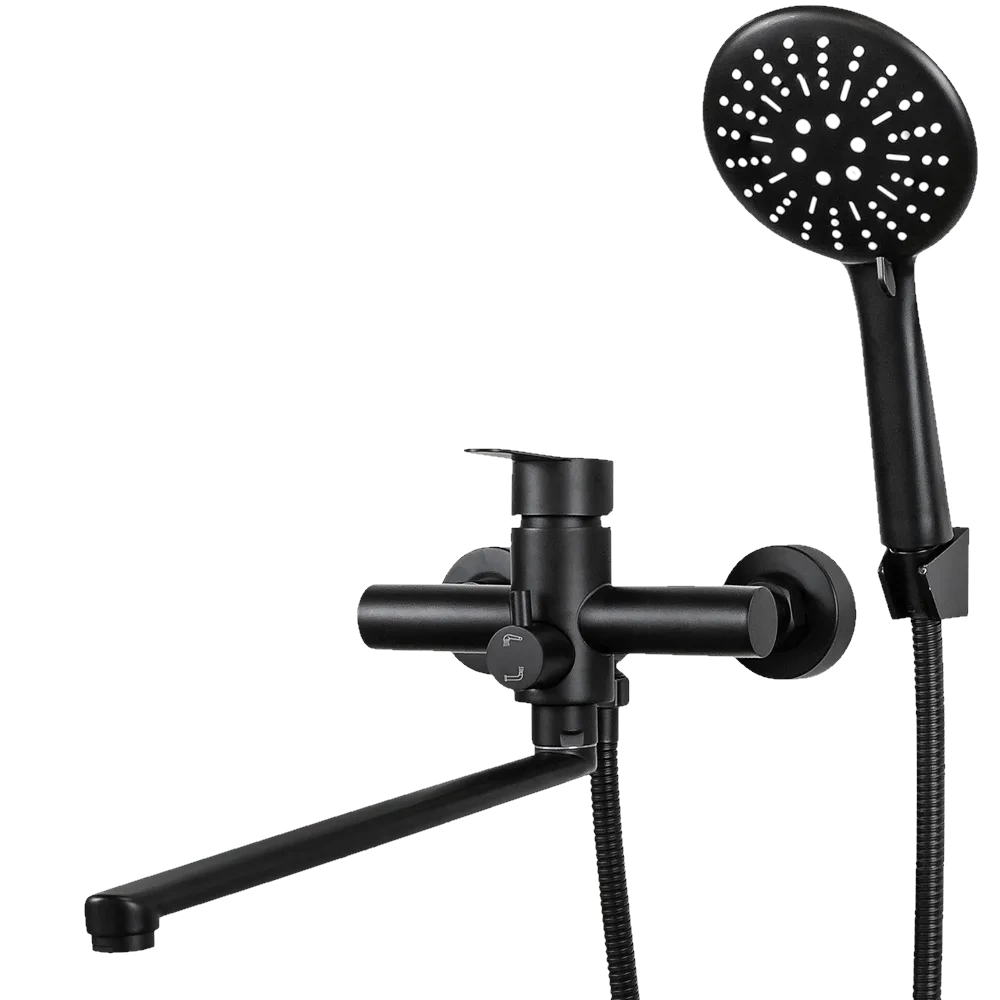 Смеситель для ванны NV-1 Black AQUAVISTA
