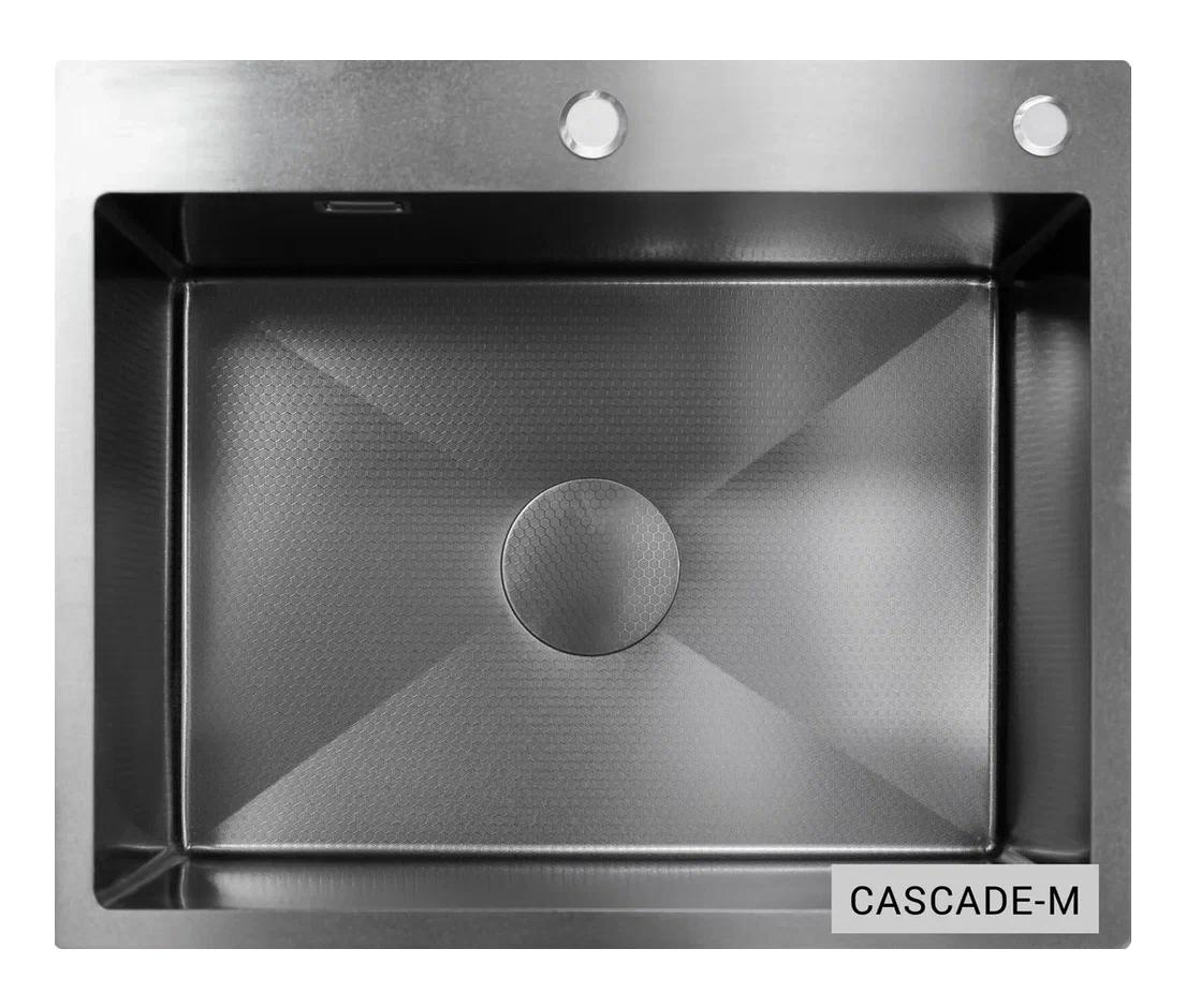 Мойка темная сталь 60х50см 3,0х230мм ESBANO CASCADE-M 