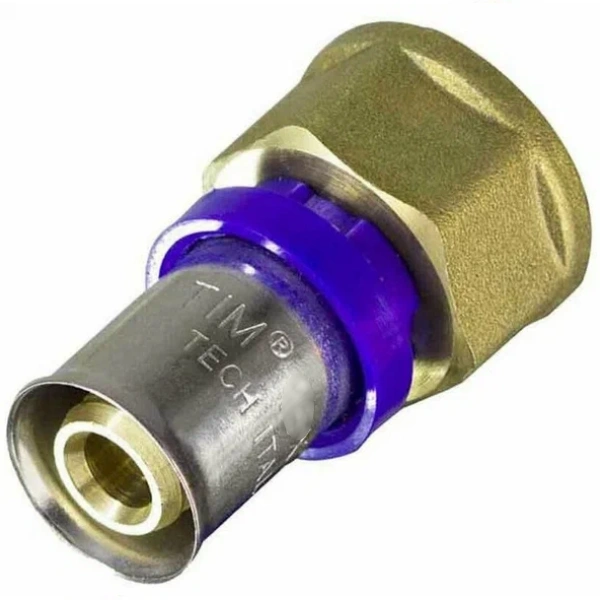 Переход пресс-фитинг D16мм х 1/2" в.р. TIM (F-S1602F)