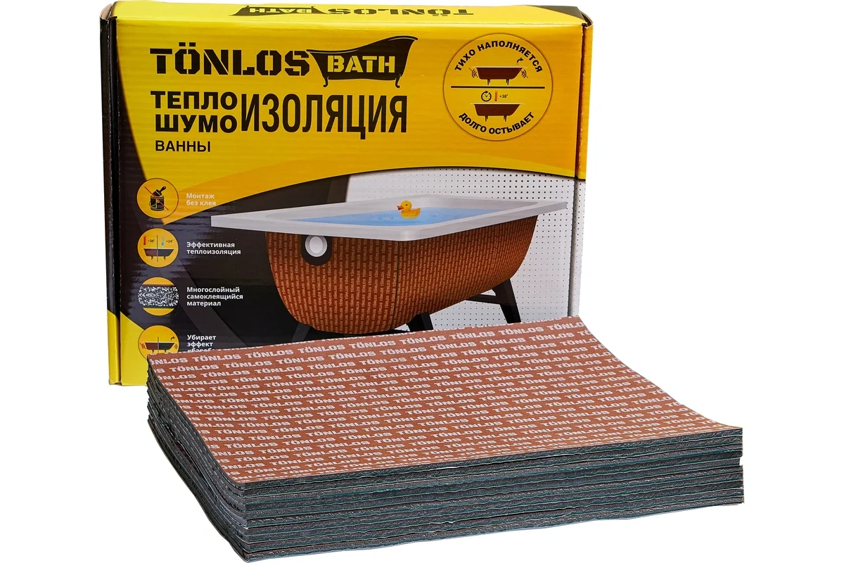 Набор шумоизоляции для ванн TONLOS BATH