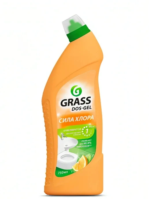 Чистящее средство "DOS GEL" сила цитрусов GRASS