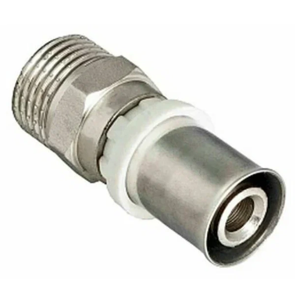 Переход пресс-фитинг D16мм х 1/2" н.р. TIM (F-S1602MN)